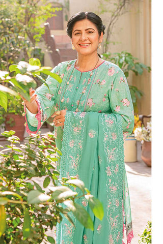 3 PC Embroidered Lawn Suit DM32006 Mother Collection