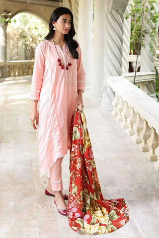 3PC Lawn Suit DN32058 Summer Essential Collection
