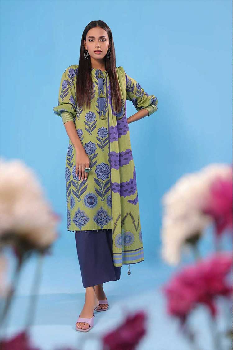 Picture of Al Karam - 2 PC Printed Lawn Suit SSF51A Spring Summer Lawn Collection - Available at Raja Sahib