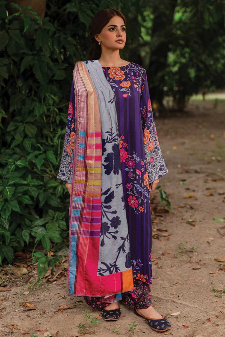 Picture of Charizma - CPW 09 C Prints Fall Winter Printed Linen Collection Vol 1 - Available at Raja Sahib