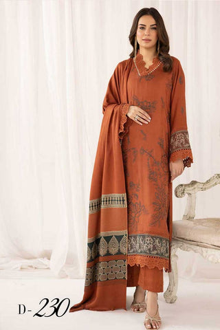 Design 230 Embroidered Peach Leather Collection