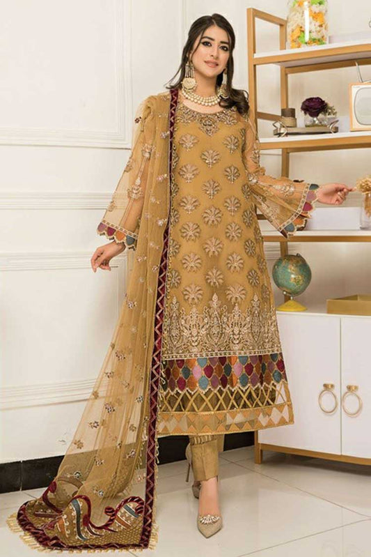 Picture of Ahmad Embroideries - AZU 05 Azu Embroidered Organza Collection Vol 2 - Available at Raja Sahib