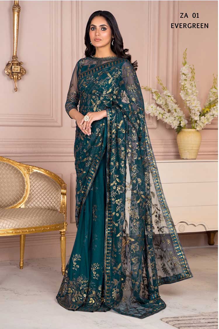 Picture of Zarif - ZA 01 Evergreen Afreen Luxury Formals - Available at Raja Sahib