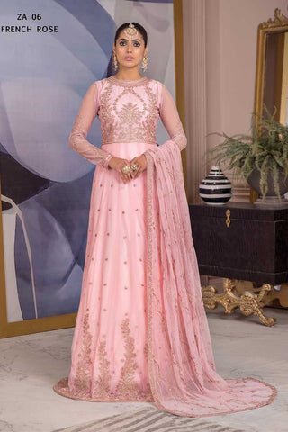 ZA 06 French Rose Afreen Luxury Formals