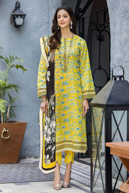 Picture of Motifz - 3708 Leana Rang Digital Printed Lawn Collection - Available at Raja Sahib