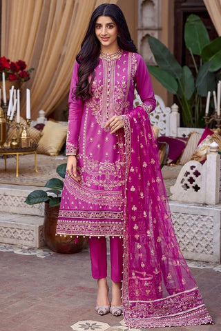 4042 Amaani Premium Embroidered Lawn Collection