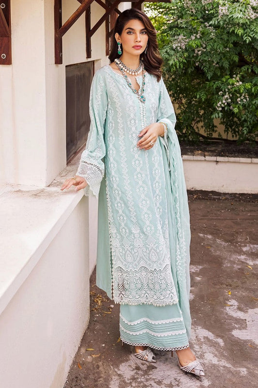 Picture of Motifz - 3976 Mahrosh Schiffli Luxury Lawn Collection - Available at Raja Sahib