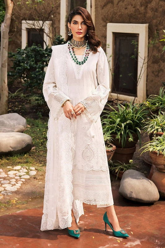 Picture of Motifz - 3977 Zohra Schiffli Luxury Lawn Collection - Available at Raja Sahib