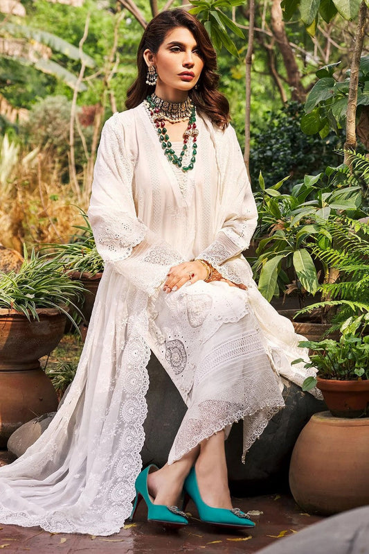 Picture of Motifz - 3977 Zohra Schiffli Luxury Lawn Collection - Available at Raja Sahib