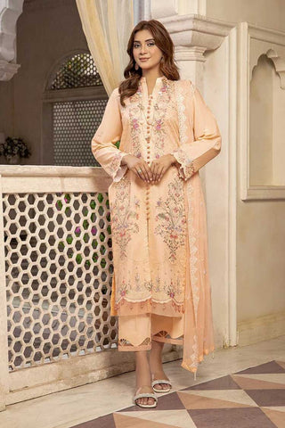 01 Ivory Aura Luxury Lawn Collection