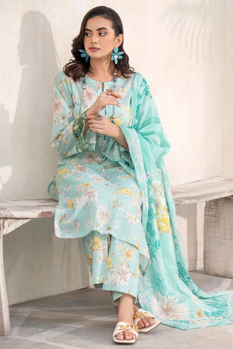 Picture of Motifz - Design 4148 Rang Digital Printed Lawn Unstitched Collection - Available at Raja Sahib