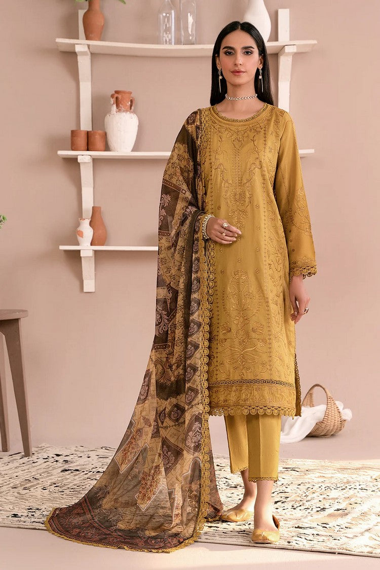 Picture of Zarif - ZEA 03 Honey Eid Ul Adha Lawn Collection - Available at Raja Sahib