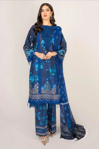 SH 02 Sapphire Blossoms Serene Luxury Lawn Collection