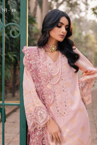 NJ 49 Maya Embroidered Lawn Jacquard Collection