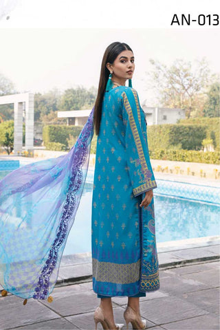 AN 13 Aniiq Embroidered Lawn Collection Vol 2