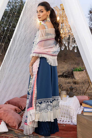 Blue Bell (ASL 03) Aleyna Summer Premium Embroidered Lawn Collection Vol 1