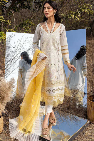 Gris (ASL 04) Aleyna Summer Premium Embroidered Lawn Collection Vol 1