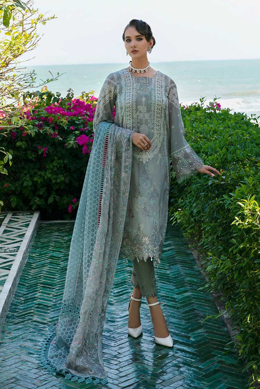 Picture of Nureh - NS 71 Maya Embroidered Swiss Lawn Collection - Available at Raja Sahib