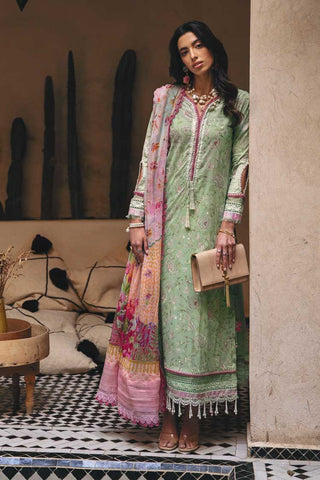 FTA 01 Mint Debbagh Kesh Luxury Lawn Collection