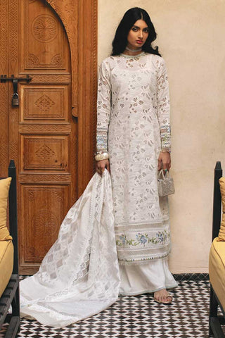 FTA 06 Ourika Ivory Kesh Luxury Lawn Collection