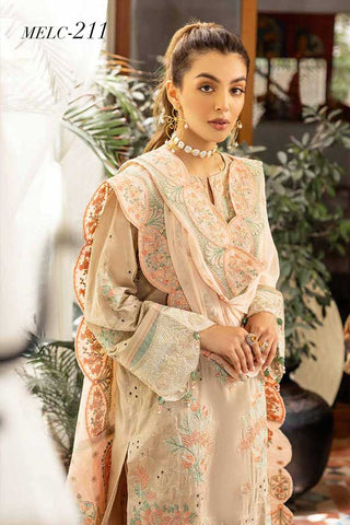 MELC 211 Embroidered Lawn Collection