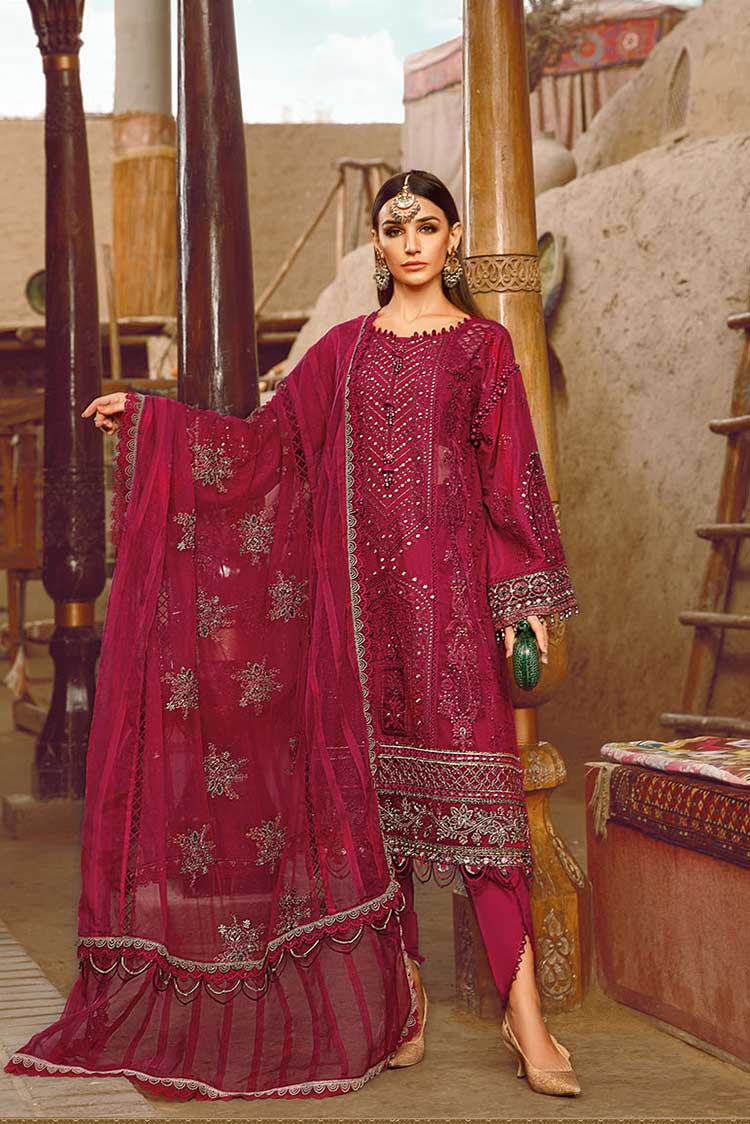 Picture of Maria B - Design 11B Voyage A Luxe Luxury Lawn Collection - Available at Raja Sahib