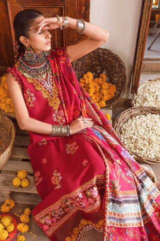 SHZ 01 Marjaan Kinaar Embroidered Lawn Collection