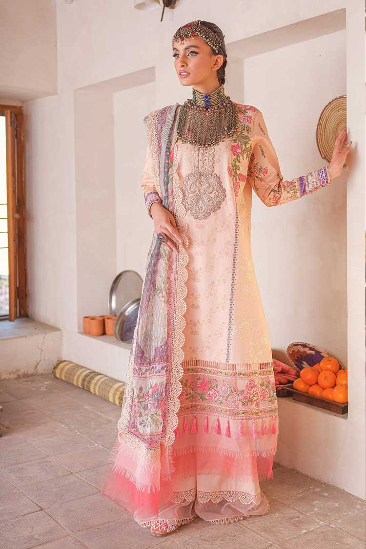 Picture of Shiza Hassan - SHZ 02 Gazal Kinaar Embroidered Lawn Collection - Available at Raja Sahib