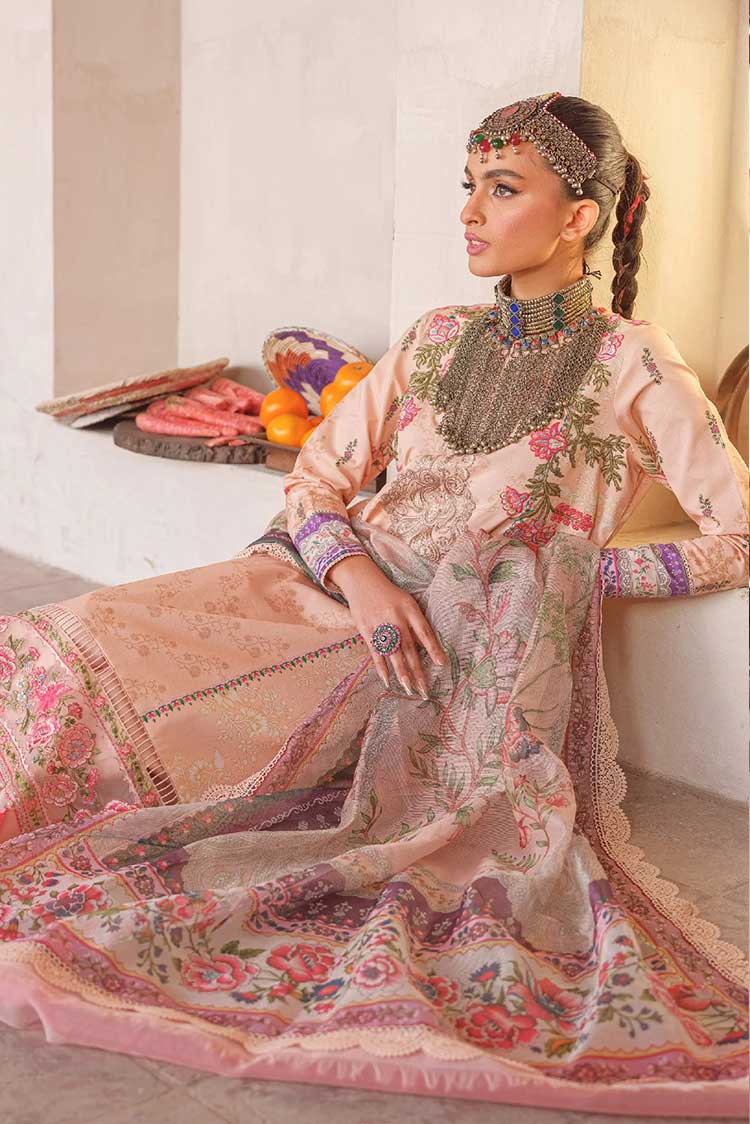 Picture of Shiza Hassan - SHZ 02 Gazal Kinaar Embroidered Lawn Collection - Available at Raja Sahib