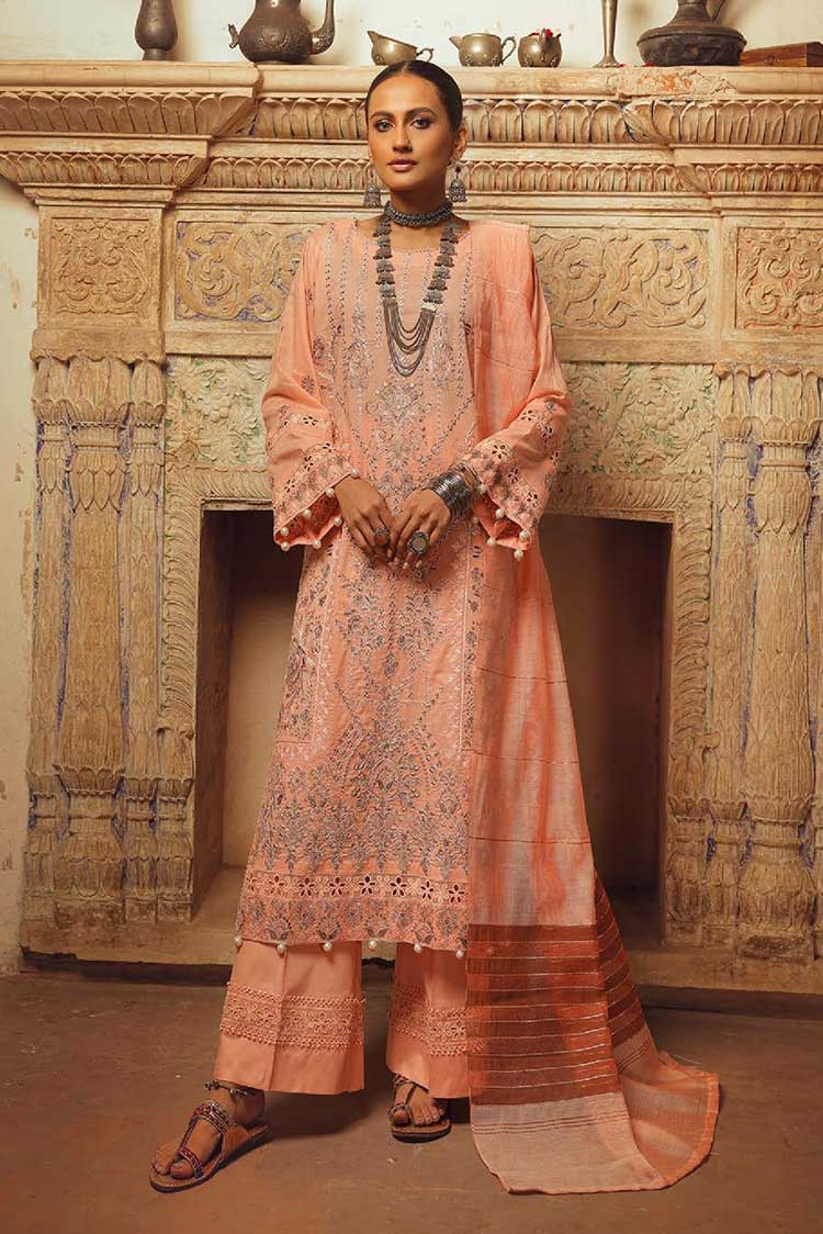 Picture of Shaista - SELC 121 Shahzal Embroidered Lawn Collection - Available at Raja Sahib