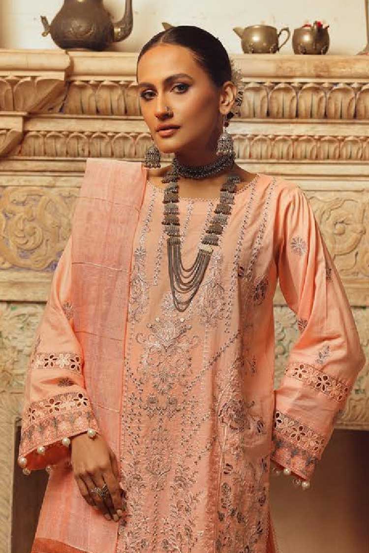 Picture of Shaista - SELC 121 Shahzal Embroidered Lawn Collection - Available at Raja Sahib