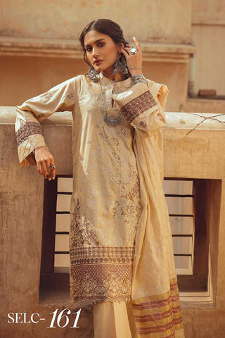 SELC 161 Shahzal Embroidered Lawn Collection