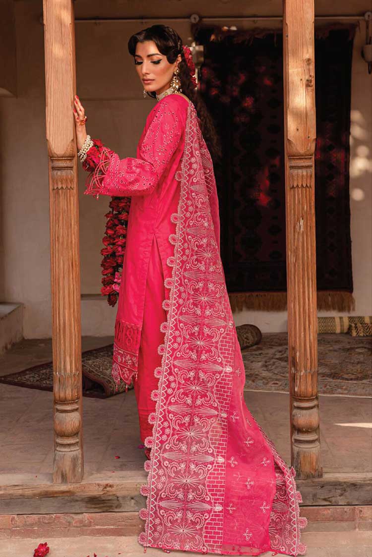 Picture of Nureh - NS 73 Maya Embroidered Jacquard Slub Lawn Collection - Available at Raja Sahib