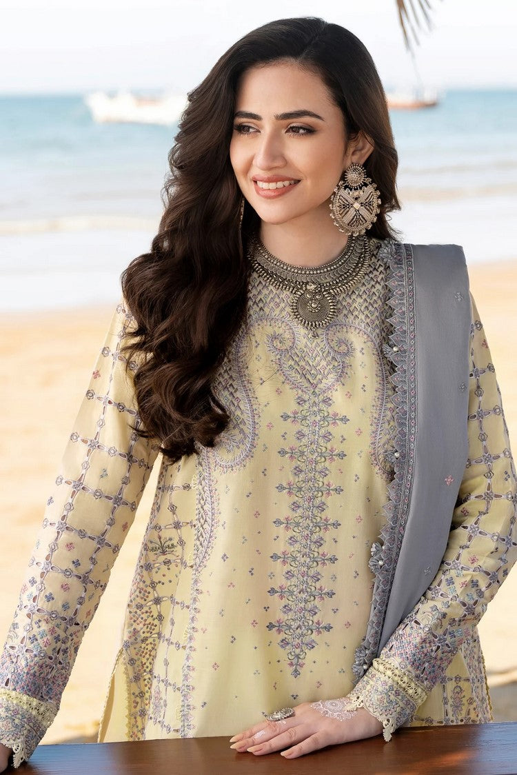 Picture of Jazmin - 04 Zareen Shahkaar Eid Festive Lawn Collection - Available at Raja Sahib