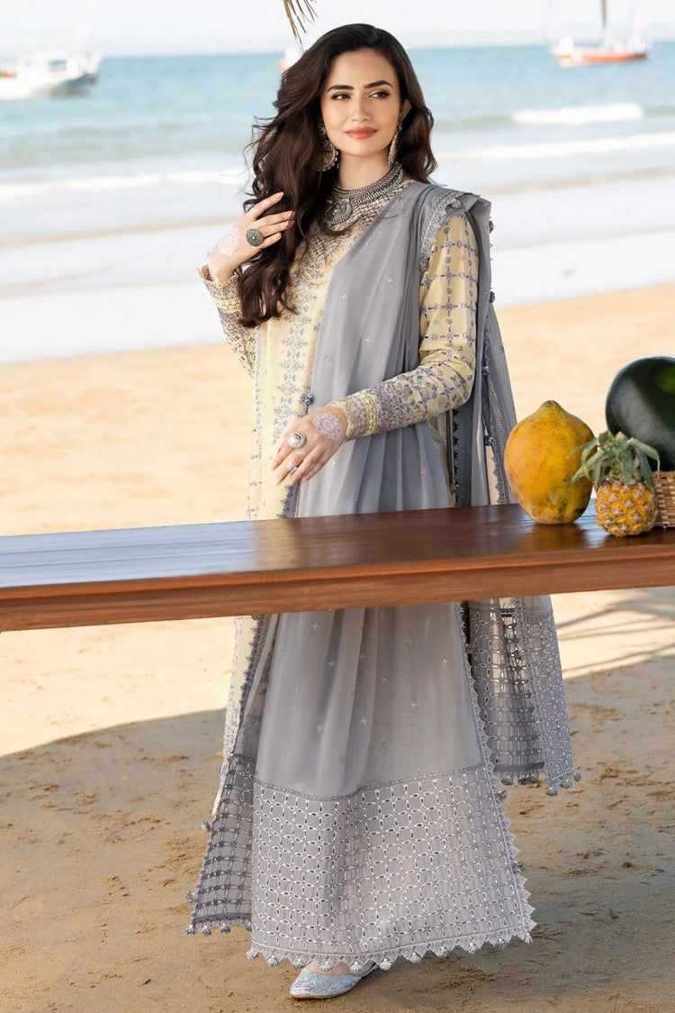 Picture of Jazmin - 04 Zareen Shahkaar Eid Festive Lawn Collection - Available at Raja Sahib