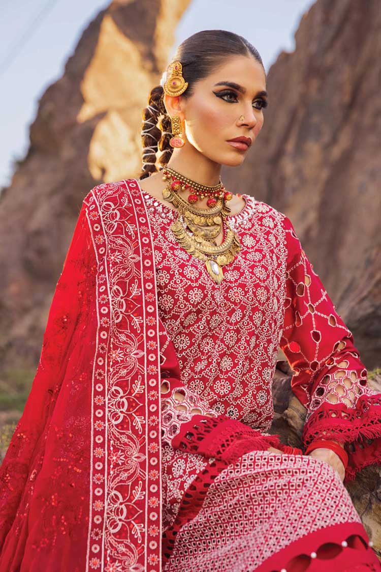 Picture of Nureh - NSL 14 Exclusive Eid Embroidered Lawn Collection Vol 2 - Available at Raja Sahib