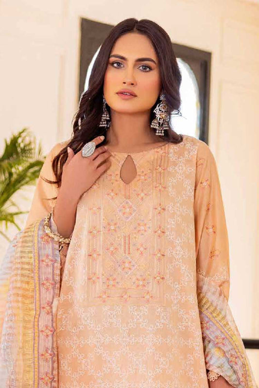 Picture of Shaista - KSE 401 Khadija Embroidered Lawn Collection - Available at Raja Sahib