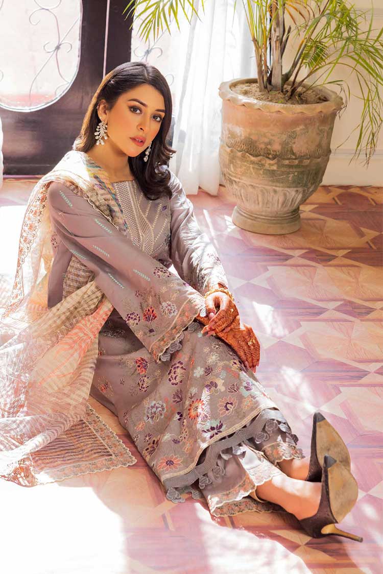 Picture of Shaista - KSE 406 Khadija Embroidered Lawn Collection - Available at Raja Sahib