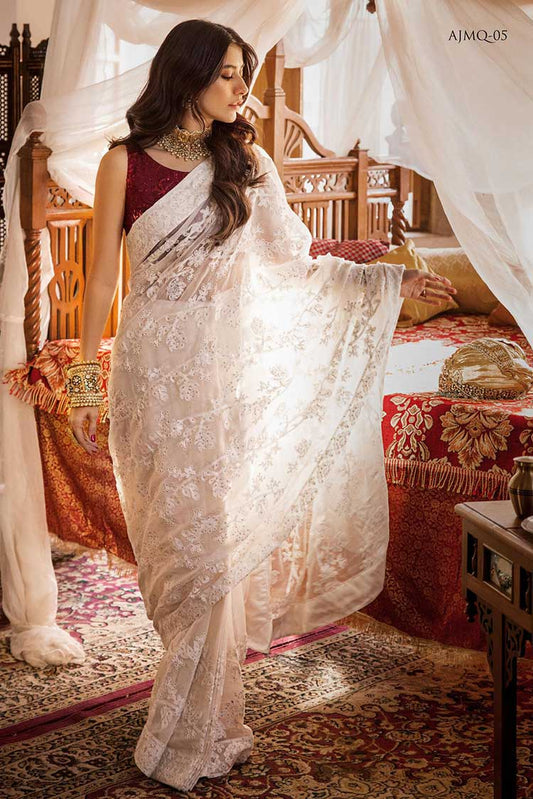 Picture of Asim Jofa - AJMQ 05 The Mughal Queen Lucknowi Chikankaari Collection - Available at Raja Sahib