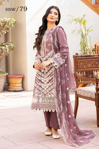 HSW 79 Hareem Embroidered Swiss Collection