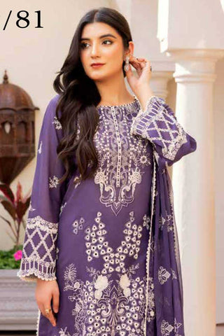 HSW 81 Hareem Embroidered Swiss Collection