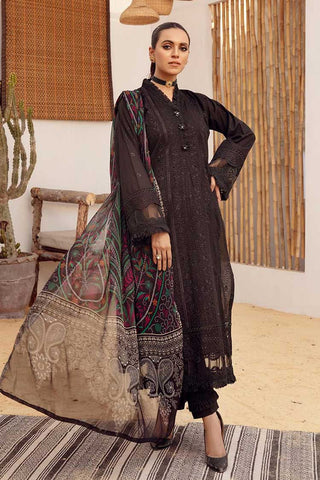 Design 03 Mahees Exclusive Embroidered Lawn Collection Vol 15