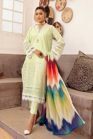 Design 06 Mahees Exclusive Embroidered Lawn Collection Vol 15