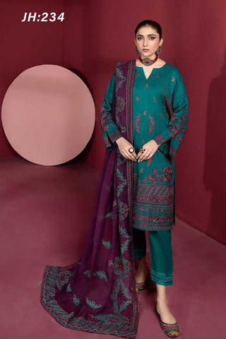 JH 234 Tabasum Embroidered Lawn Collection