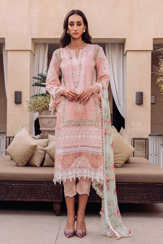 Picture of Saira Rizwan - SR 02 Delilah Luxury Lawn Collection - Available at Raja Sahib