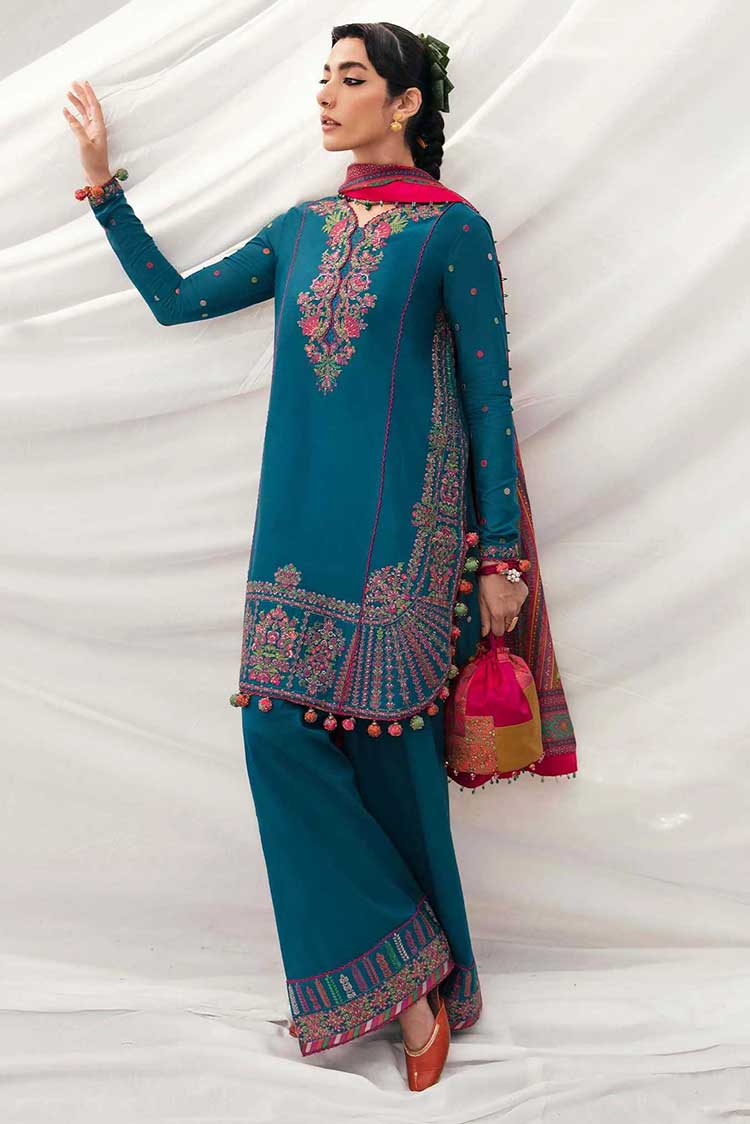 Picture of Hussain Rehar - 09 Shab Mausam Basic Lawn Collection - Available at Raja Sahib