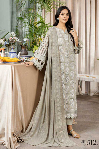 JH 512 Afreen Embroidered Lawn Chikankari Collection