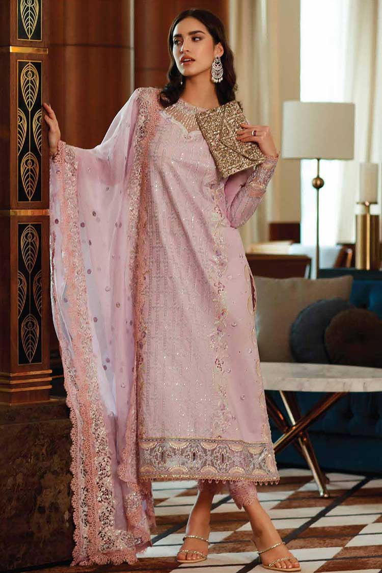 Picture of Mushq - MUN SS 23 06 Kenza Astoria Festive Lawn Collection - Available at Raja Sahib