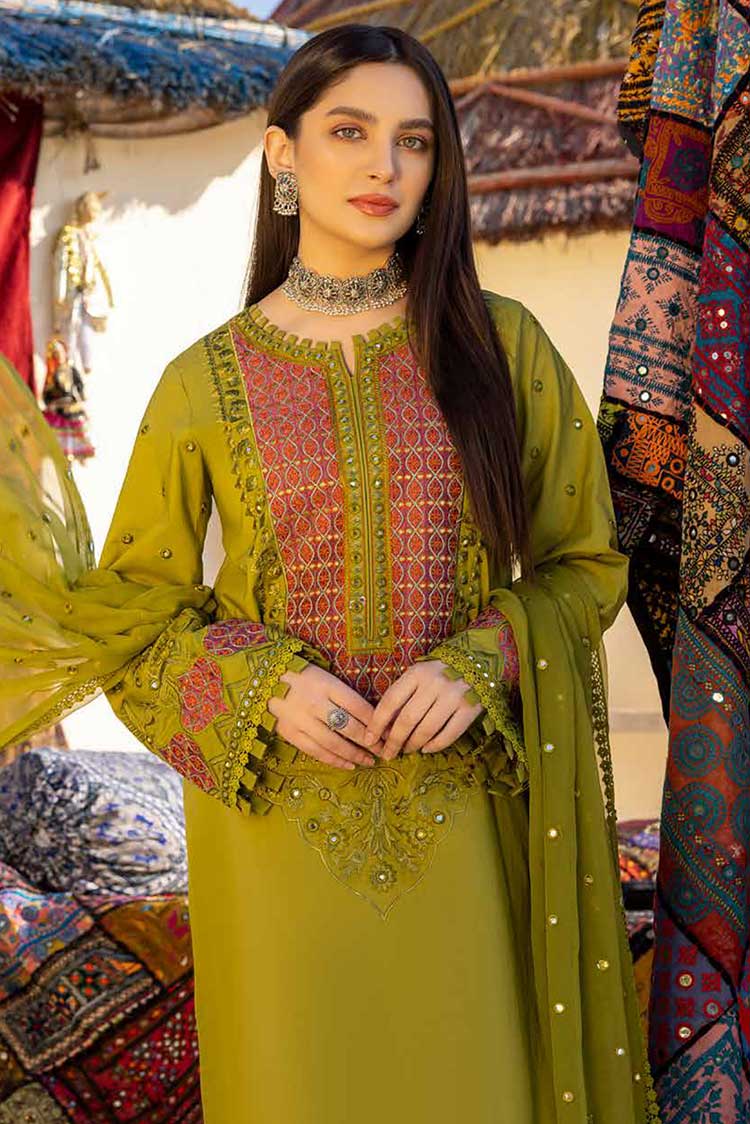 Picture of Charizma - RM 001 Reem Premium Eid Embroidered Lawn Edition Vol 1 - Available at Raja Sahib