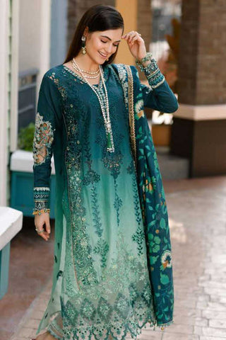 Picture of Noor by Saadia Asad - Design 03 Noor Eid Handwork Schiffli Laserkari Collection - Available at Raja Sahib